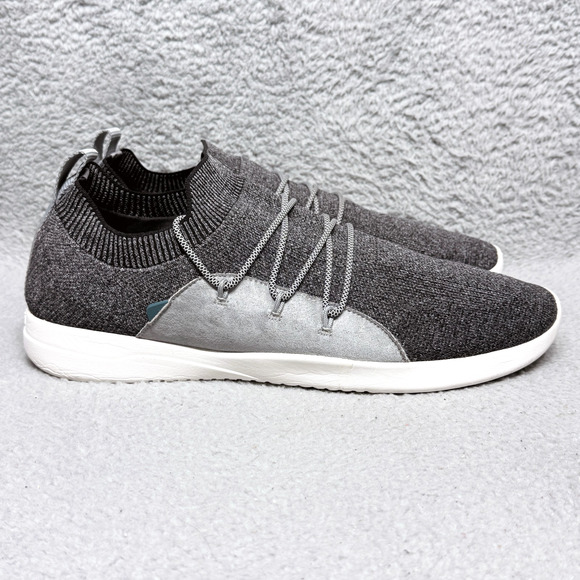 Vessi Cityscape Classic Mens Size 14 Sneakers Gray Knit - Picture 1 of 9